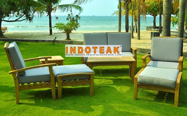 Teak Outdoor Furniture Deep Seating Set Supplier Jepara